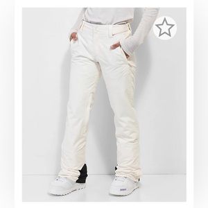 NWOT Billabong Malla Snowboard Pants in White Natural Size L